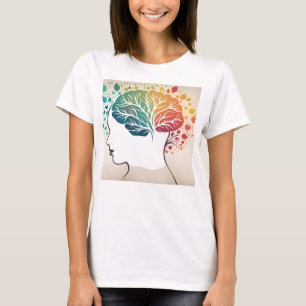 Abstrakte Kunst der psychischen Gesundheit T-Shirt