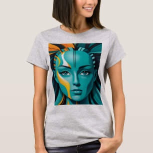 Abstrakte Kunst der psychischen Gesundheit T-Shirt