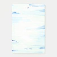 Abstrakte Kunst des Blauen Ozeans Personalisierter