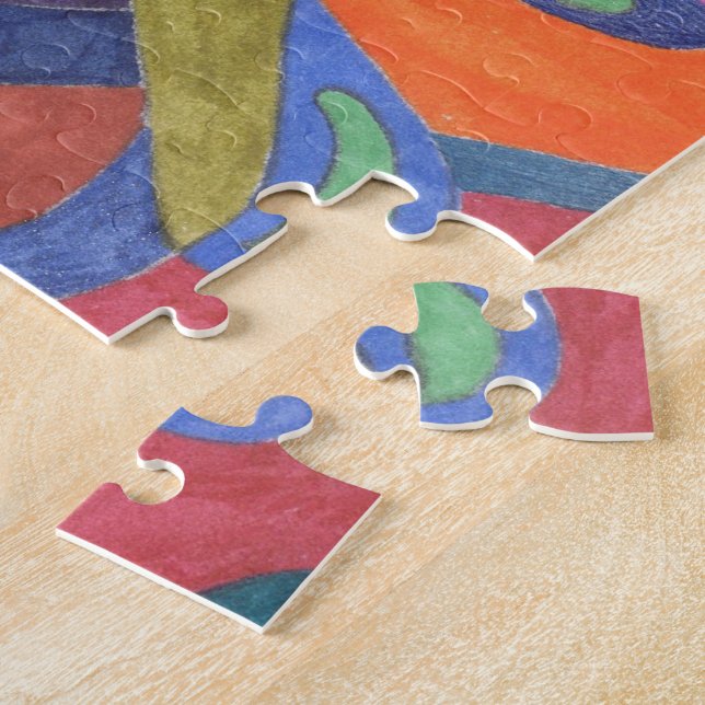 abstrakte Kunst des "Colour Rush" Puzzle (Seite)