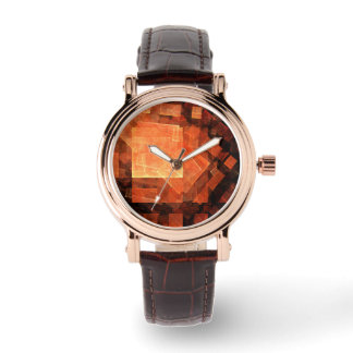 Abstrakte Kunst des Fensterlichts Armbanduhr