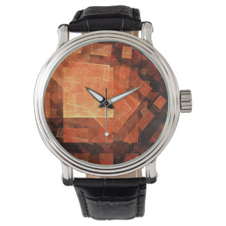 Abstrakte Kunst des Fensterlichts Armbanduhr