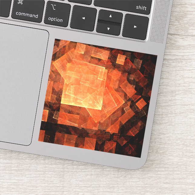 Abstrakte Kunst des Fensterlichts Aufkleber (Detail)