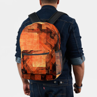 Abstrakte Kunst des Fensterlichts Bedruckter Rucksack