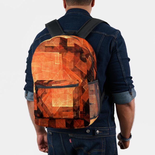 Abstrakte Kunst des Fensterlichts Bedruckter Rucksack (Insitu (Modell))