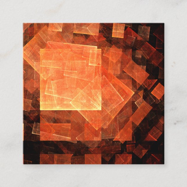Abstrakte Kunst des Fensterlichts Begleitkarte (Vorderseite)