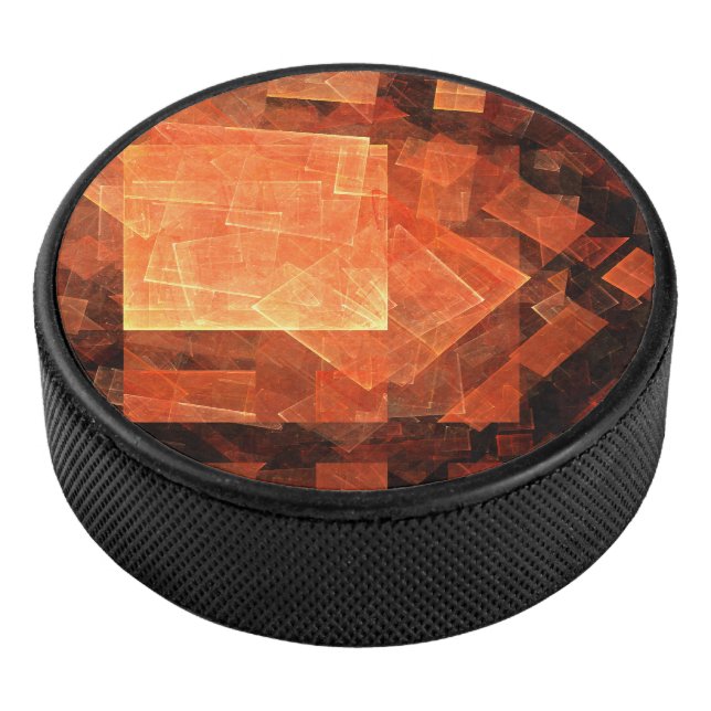 Abstrakte Kunst des Fensterlichts Eishockey Puck (3/4)