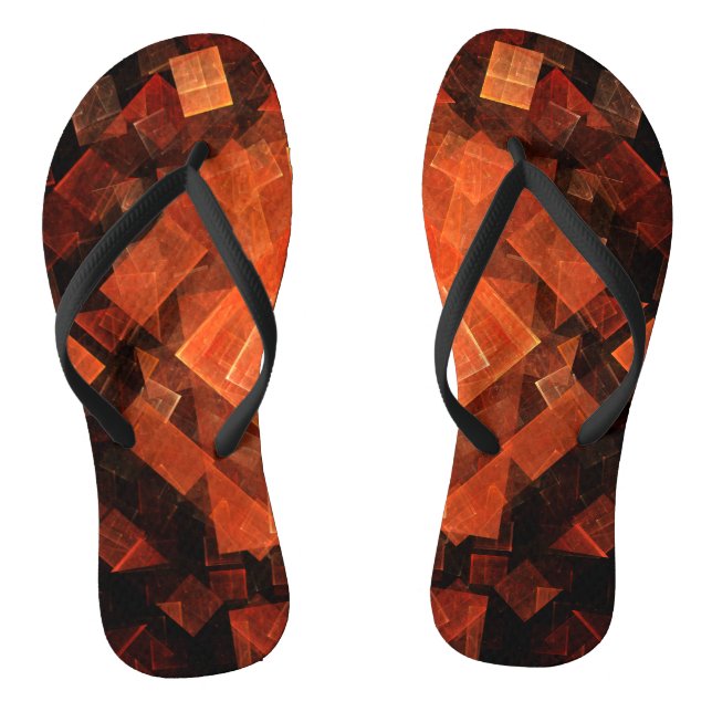 Abstrakte Kunst des Fensterlichts Flip Flops (Fußbett)