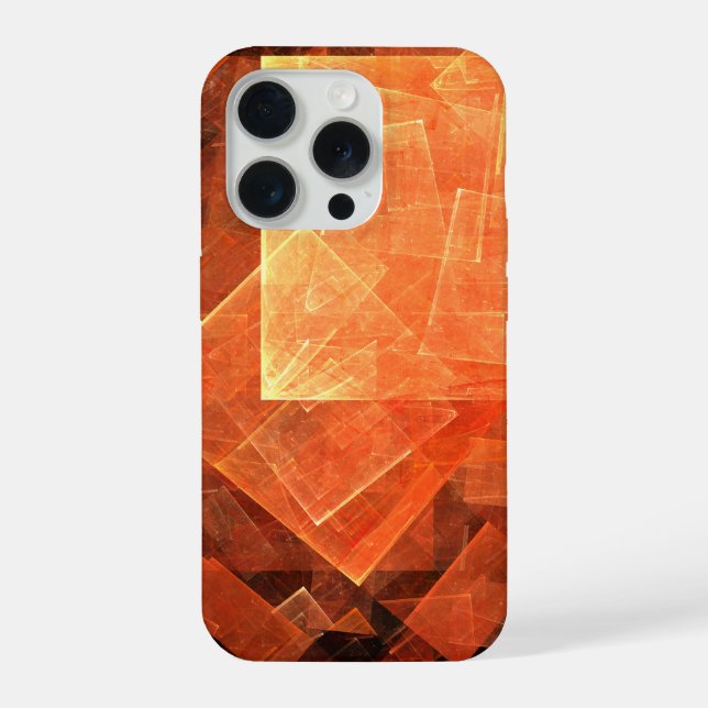 Abstrakte Kunst des Fensterlichts iPhone Hülle (Rückseite)