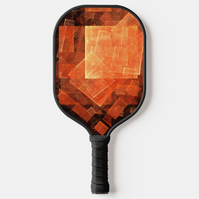 Abstrakte Kunst des Fensterlichts Pickleball Schläger (Vorderseite)