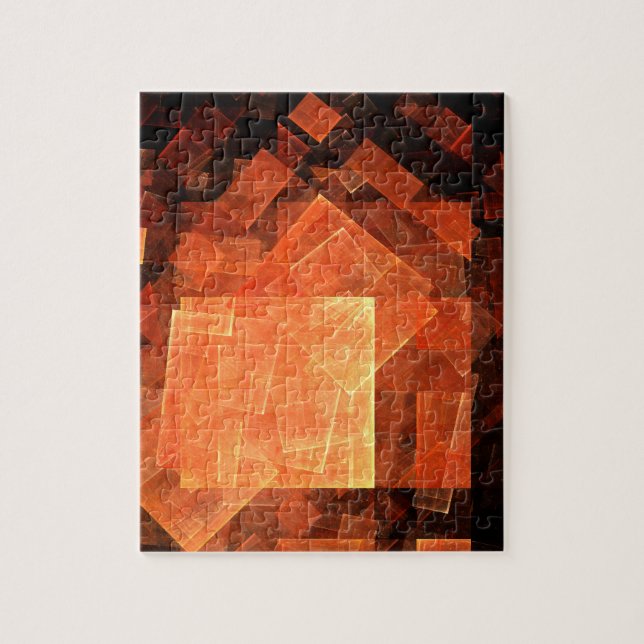 Abstrakte Kunst des Fensterlichts Puzzle (Vertikal)