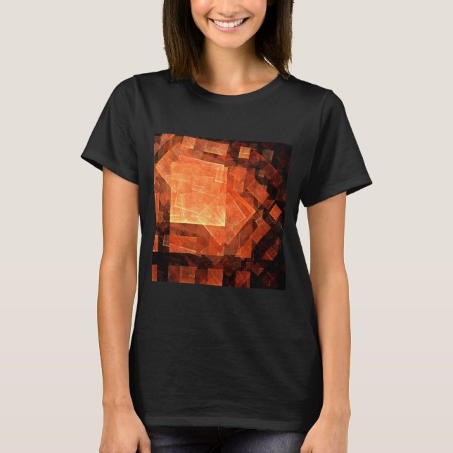 Abstrakte Kunst des Fensterlichts T-Shirt (Vorderseite)