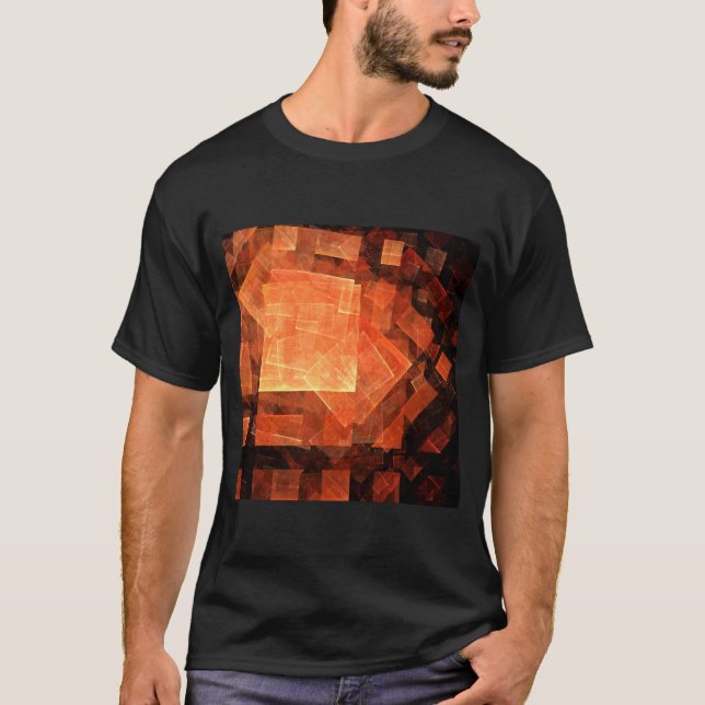 Abstrakte Kunst des Fensterlichts T-Shirt (Vorderseite)