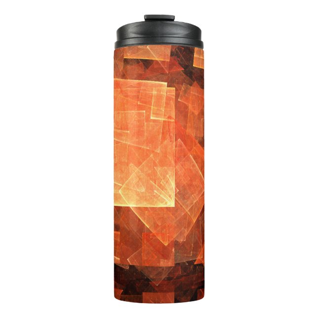 Abstrakte Kunst des Fensterlichts Thermosbecher (Vorderseite)