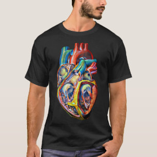abstrakte Kunst des menschlichen Herzens T-Shirt