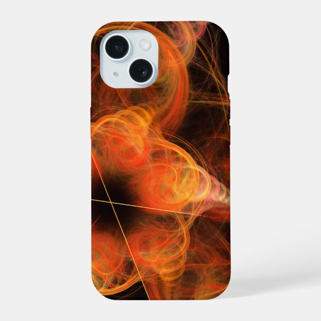 Abstrakte Kunst, Dichtung und Musik iPhone 15 Hülle (Rückseite)