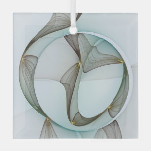 Abstrakte Kunst, Dichtung und Musik Ornament Aus Glas