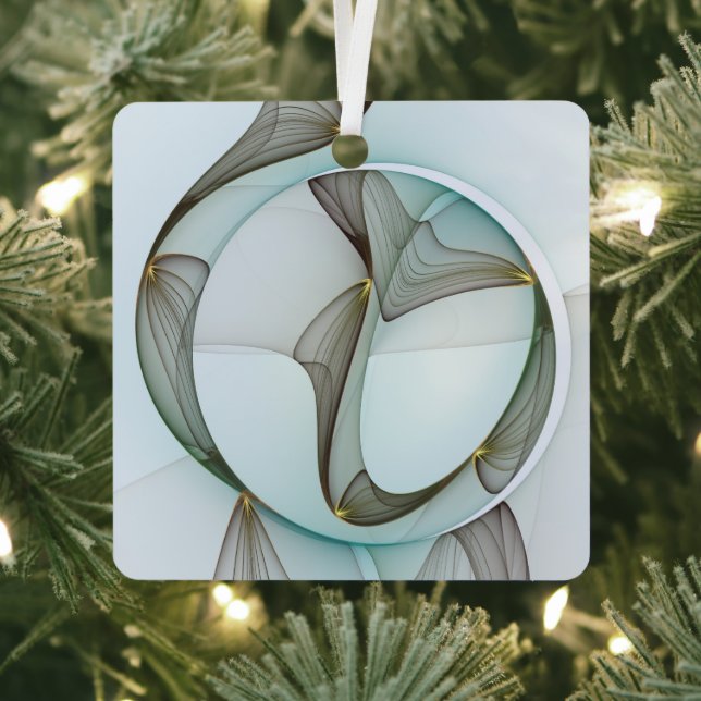 Abstrakte Kunst, Dichtung und Musik Ornament Aus Metall (InSitu)