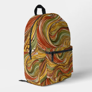 Abstrakte Kunst Düne Ripple Erde Rucksack