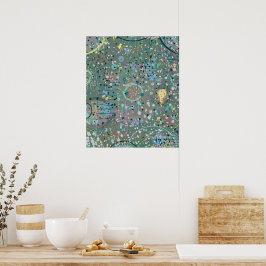 Abstrakte Kunst: Durch die Wiese  Poster