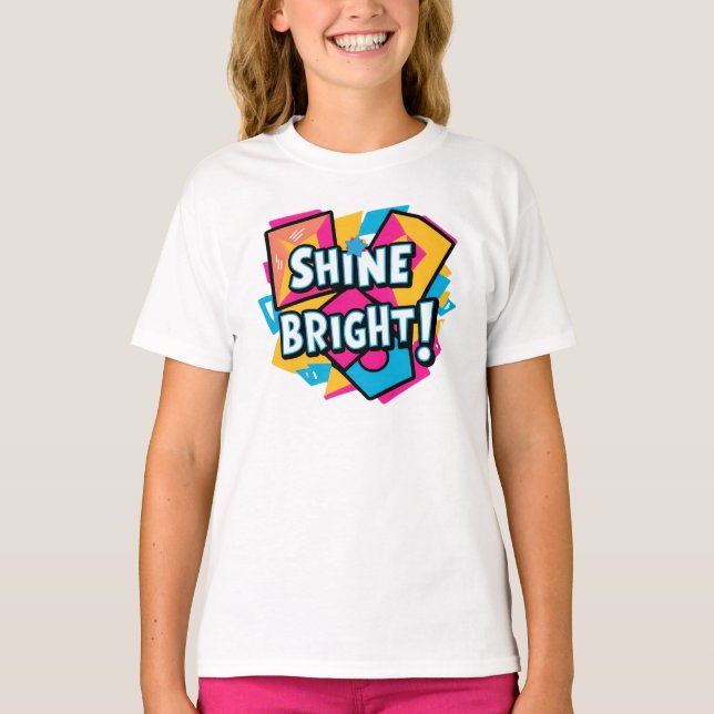 Abstrakte Kunst: Ein farbenfrohes und inspirierend T-Shirt (Vorderseite)