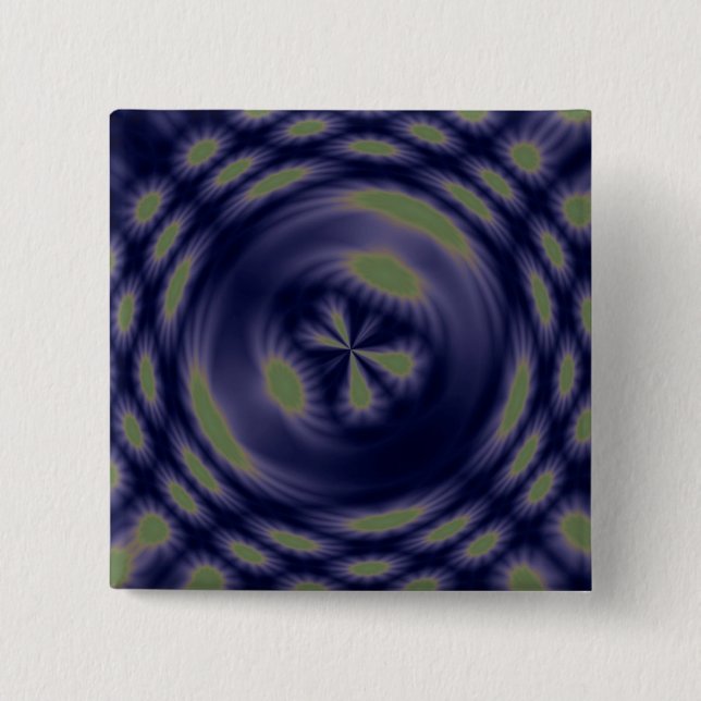 Abstrakte Kunst Fantasy Sterne Button (Vorderseite)