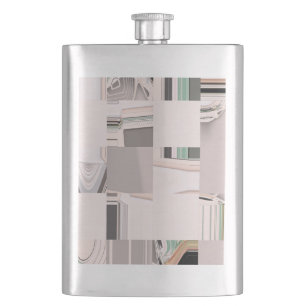 Abstrakte Kunst Flachmann