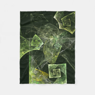 Abstrakte Kunst Fleecedecke