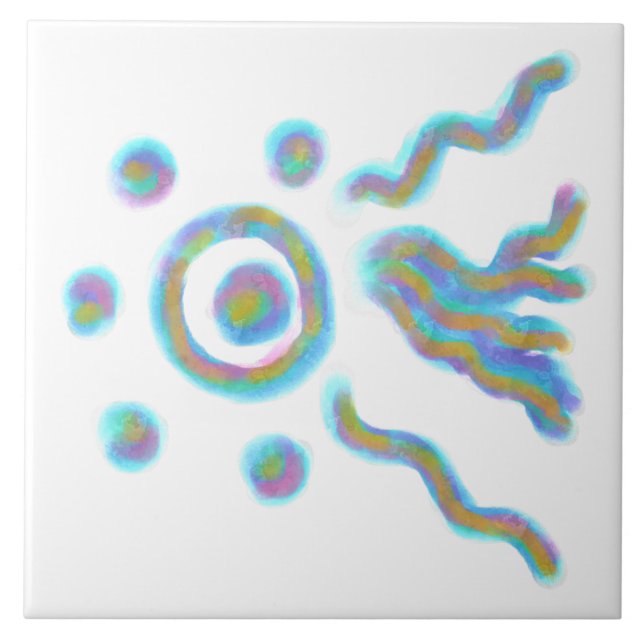 Abstrakte Kunst Fliese (Vorderseite)