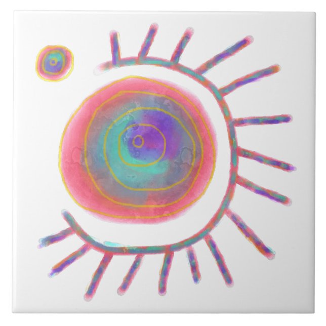 Abstrakte Kunst Fliese (Vorderseite)