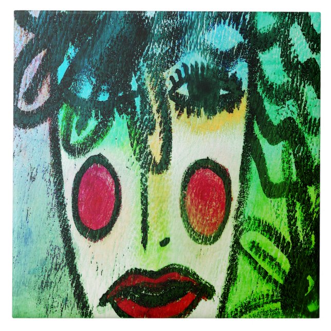 Abstrakte Kunst Fliese (Vorderseite)