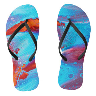 Abstrakte Kunst Flip Flops