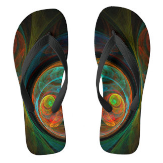 Abstrakte Kunst Flip Flops
