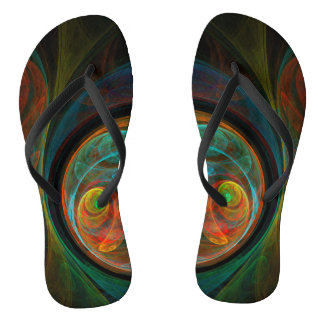 Abstrakte Kunst Flip Flops