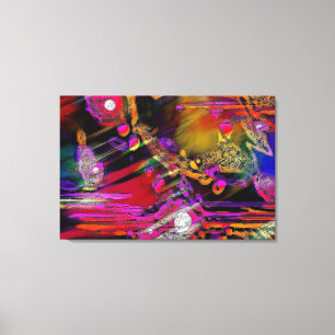 Abstrakte Kunst "Flying High" Leinwanddruck