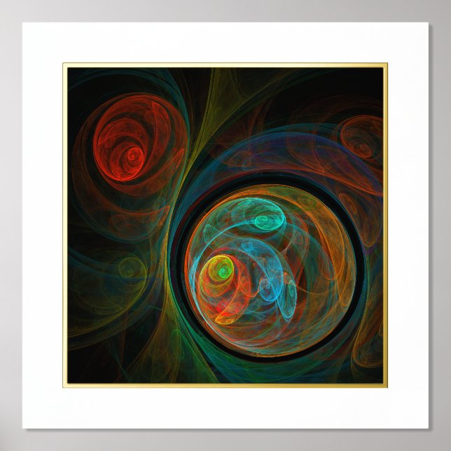 Abstrakte Kunst Foliendrucke (Vorderseite)