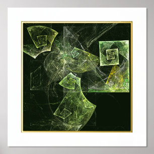 Abstrakte Kunst Foliendrucke