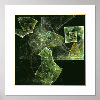 Abstrakte Kunst Foliendrucke