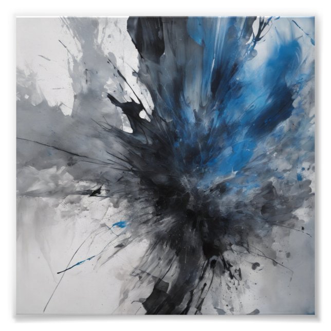 Abstrakte Kunst Fotodruck (Vorne)