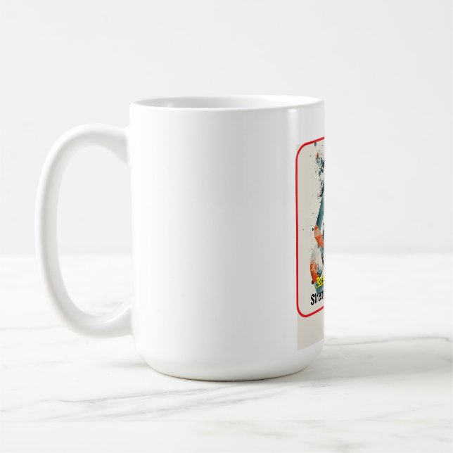 Abstrakte Kunst  Frauen Kaffeetasse (Links)