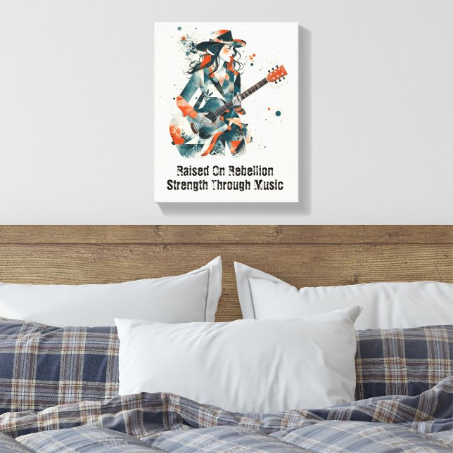 Abstrakte Kunst  Frauen Leinwanddruck (Insitu (Schlafzimmer))