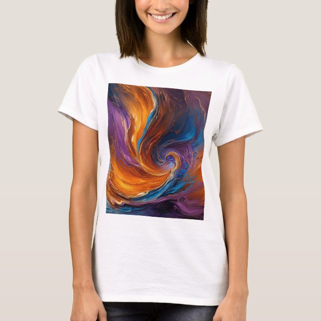 Abstrakte Kunst Frauen-T - Shirt (Vorderseite)