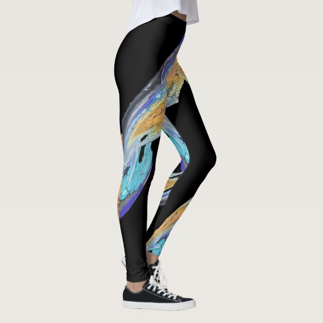 Abstrakte Kunst für einzigartige Leggings (Rechts)