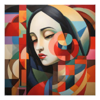 Abstrakte Kunst für Frauen in Kubismus