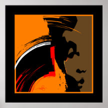 Abstrakte Kunst für junge Frauen