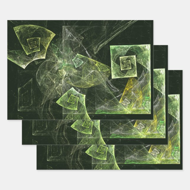 Abstrakte Kunst Geschenkpapier Set (Set)