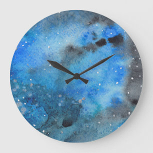 Abstrakte Kunst Große Wanduhr