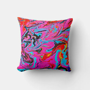 Abstrakte Kunst, Hintergrund, Handmalerei, Fluide Kissen