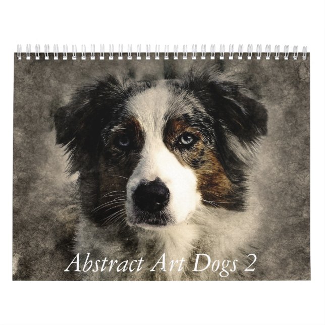 Abstrakte Kunst Hunde 2 Kalender (Titelbild)