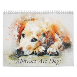 Abstrakte Kunst Hunde Kalender